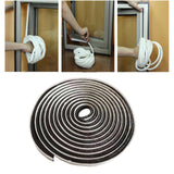 Maxbell 32.8ft Brush Seal Self Adhesive for Door Window Weatherstrip Sealing Strip Black
