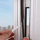 Maxbell 32.8ft Brush Seal Self Adhesive for Door Window Weatherstrip Sealing Strip Brown