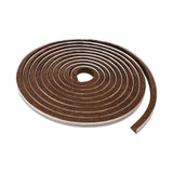 Maxbell 32.8ft Brush Seal Self Adhesive for Door Window Weatherstrip Sealing Strip Brown