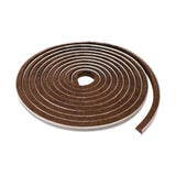 Maxbell 32.8ft Brush Seal Self Adhesive for Door Window Weatherstrip Sealing Strip Brown