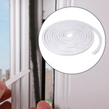 Maxbell 32.8ft Brush Seal Self Adhesive for Door Window Weatherstrip Sealing Strip White