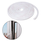 Maxbell 32.8ft Brush Seal Self Adhesive for Door Window Weatherstrip Sealing Strip White