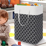Maxbell 75L Clothes Hamper Foldable Laundry Storage Basket Durable for Bedroom Grey