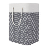 Maxbell 75L Clothes Hamper Foldable Laundry Storage Basket Durable for Bedroom Grey