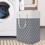 Maxbell 75L Clothes Hamper Foldable Laundry Storage Basket Durable for Bedroom Grey