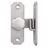 Maxbell Barn Sliding Door Latch Lock Door with Mounting Screws for Garage Argent