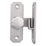 Maxbell Barn Sliding Door Latch Lock Door with Mounting Screws for Garage Argent