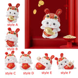 Maxbell Rabbit Piggy Bank Animal Bunny Figures Moneyboxes Sculpture Money Case Style A Size L