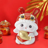 Maxbell Rabbit Piggy Bank Animal Bunny Figures Moneyboxes Sculpture Money Case Style A Size L