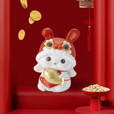 Maxbell Rabbit Piggy Bank Animal Bunny Figures Moneyboxes Sculpture Money Case Style A Size L