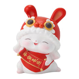 Maxbell Rabbit Piggy Bank Animal Bunny Figures Moneyboxes Sculpture Money Case Style B Size L