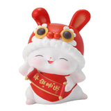 Maxbell Rabbit Piggy Bank Animal Bunny Figures Moneyboxes Sculpture Money Case Style B Size L