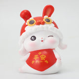 Maxbell Rabbit Piggy Bank Animal Bunny Figures Moneyboxes Sculpture Money Case StyleC Size  M