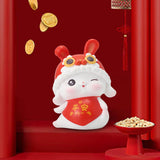 Maxbell Rabbit Piggy Bank Animal Bunny Figures Moneyboxes Sculpture Money Case StyleC Size  M