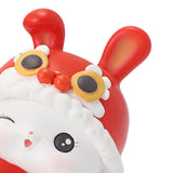 Maxbell Rabbit Piggy Bank Animal Bunny Figures Moneyboxes Sculpture Money Case Style E Size M