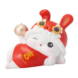 Maxbell Rabbit Piggy Bank Animal Bunny Figures Moneyboxes Sculpture Money Case Style E Size M