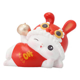 Maxbell Rabbit Piggy Bank Animal Bunny Figures Moneyboxes Sculpture Money Case Style E Size M