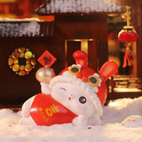 Maxbell Rabbit Piggy Bank Animal Bunny Figures Moneyboxes Sculpture Money Case Style E Size M