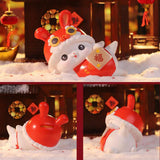 Maxbell Rabbit Piggy Bank Animal Bunny Figures Moneyboxes Sculpture Money Case Style F Size M