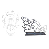 Maxbell Christmas Lights Snowball Fight Decoration Ornament for Christmas Tree Single Snowman