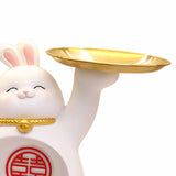 Maxbell Rabbit Figurine Table Centerpiece Entrance Key Holder Modern Jewelry Tray Style A