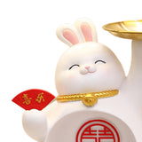 Maxbell Rabbit Figurine Table Centerpiece Entrance Key Holder Modern Jewelry Tray Style A