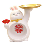 Maxbell Rabbit Figurine Table Centerpiece Entrance Key Holder Modern Jewelry Tray Style A