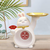 Maxbell Rabbit Figurine Table Centerpiece Entrance Key Holder Modern Jewelry Tray Style A