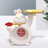 Maxbell Rabbit Figurine Table Centerpiece Entrance Key Holder Modern Jewelry Tray Style A