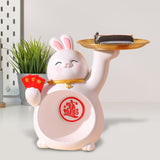 Maxbell Rabbit Figurine Table Centerpiece Entrance Key Holder Modern Jewelry Tray Style C