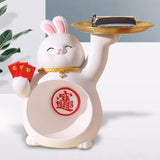 Maxbell Rabbit Figurine Table Centerpiece Entrance Key Holder Modern Jewelry Tray Style C