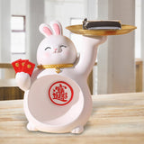 Maxbell Rabbit Figurine Table Centerpiece Entrance Key Holder Modern Jewelry Tray Style C