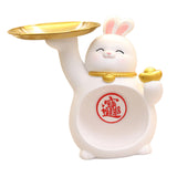 Maxbell Rabbit Figurine Table Centerpiece Entrance Key Holder Modern Jewelry Tray Style D