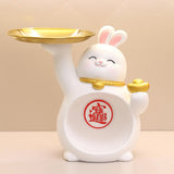 Maxbell Rabbit Figurine Table Centerpiece Entrance Key Holder Modern Jewelry Tray Style D