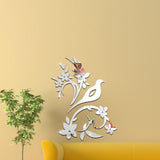 Maxbell Bird Wall Art Decor Wall Hanging Silhouette for Home Indoor Outdoor Balcony
