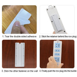 Maxbell Power Strip Holder Fixer Organizer Self Adhesive for Tissue Box Practical