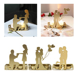 Maxbell Tealight Candles Holder Candelabras Anniversary Romantic Wedding Candlestick Proposal