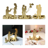 Maxbell Tealight Candles Holder Candelabras Anniversary Romantic Wedding Candlestick Proposal