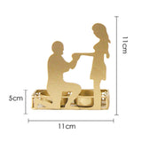 Maxbell Tealight Candles Holder Candelabras Anniversary Romantic Wedding Candlestick Proposal