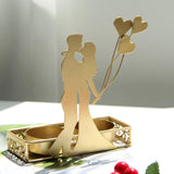Maxbell Tealight Candles Holder Candelabras Anniversary Romantic Wedding Candlestick Embrace
