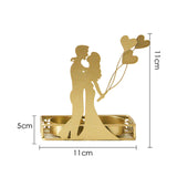 Maxbell Tealight Candles Holder Candelabras Anniversary Romantic Wedding Candlestick Embrace