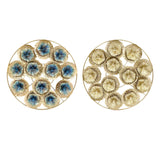 Maxbell Metal Wall Art Decor, Modern Flower Sculpture for Sofa Background Bedroom Coloful