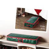 Maxbell Christmas Wrapping Paper Storage Bag Large Capacity Holiday Decorations Green
