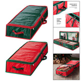 Maxbell Christmas Wrapping Paper Storage Bag Large Capacity Holiday Decorations Green