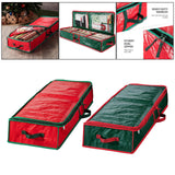 Maxbell Christmas Wrapping Paper Storage Bag Large Capacity Holiday Decorations Green