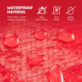 Maxbell Christmas Wrapping Paper Storage Bag Large Capacity Holiday Decorations Red