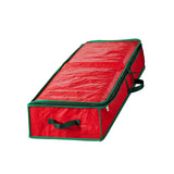 Maxbell Christmas Wrapping Paper Storage Bag Large Capacity Holiday Decorations Red