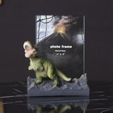 Maxbell Cute Dinosaur Photo Frame Ornament Table Decor Gift Home Photograph Art Green