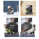 Maxbell Cute Dinosaur Photo Frame Ornament Table Decor Gift Home Photograph Art Green