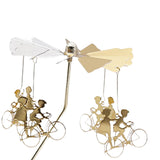 Maxbell Spinning Tea Light Candle Holder Candle Lover Ornament Rotating Candlestick Women Men